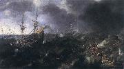 EERTVELT, Andries van Ships in Peril f France oil painting reproduction